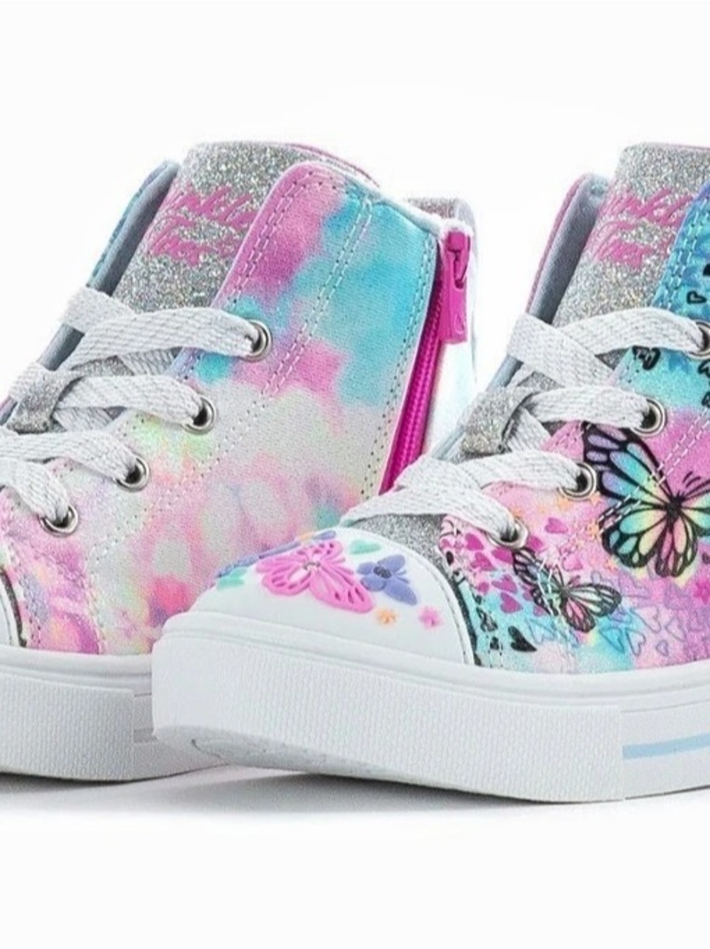Skechers Twinkle Toes: Twi-Lites 2.0 - Butterfly Love Sneakers Pink & Blue